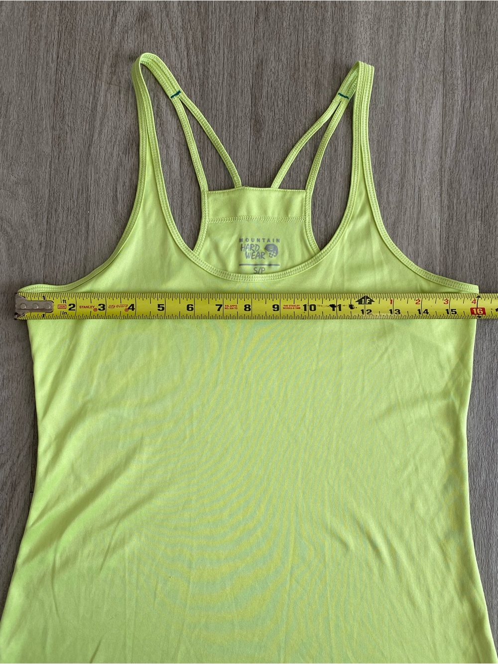 Mountain Hardwear Neon Yellow Active Strappy Tank Top Women’s Small - Picture 4 of 7